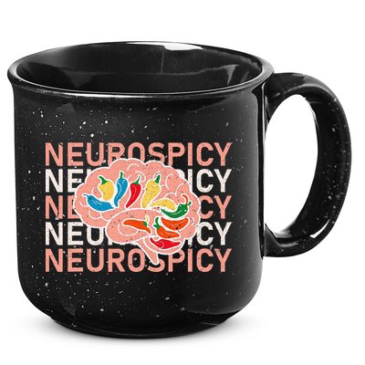 Neurospicy Universe Adhd Autism Awareness And Acceptance 15oz Campfire Ceramic Mug