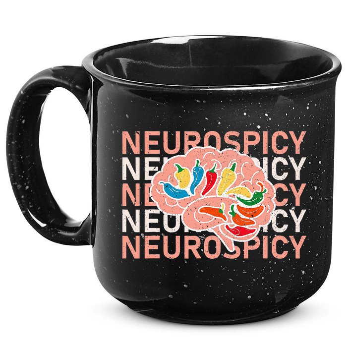 Neurospicy Universe Adhd Autism Awareness And Acceptance 15oz Campfire Ceramic Mug