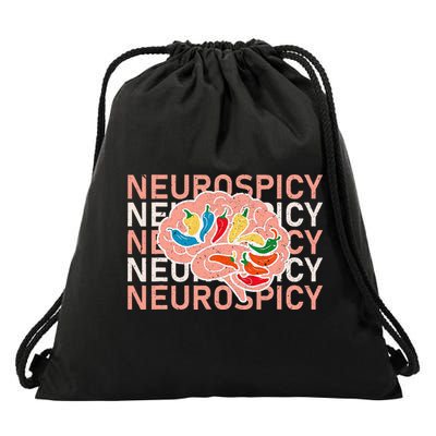 Neurospicy Universe Adhd Autism Awareness And Acceptance Drawstring Bag