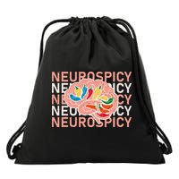 Neurospicy Universe Adhd Autism Awareness And Acceptance Drawstring Bag