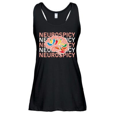 Neurospicy Universe Adhd Autism Awareness And Acceptance Ladies Essential Flowy Tank