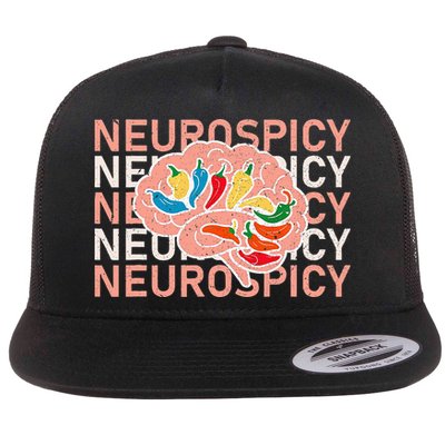 Neurospicy Universe Adhd Autism Awareness And Acceptance Flatbill Hat