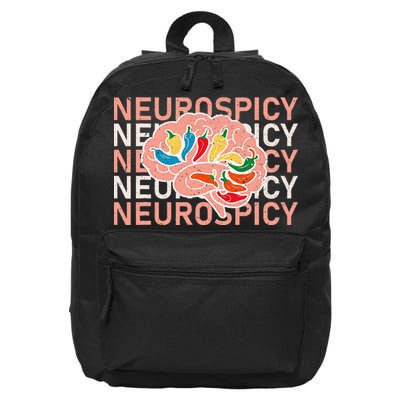 Neurospicy Universe Adhd Autism Awareness And Acceptance 16 in Basic Backpack