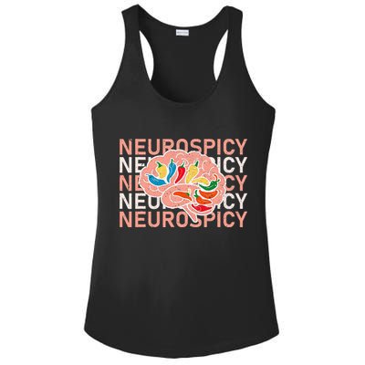 Neurospicy Universe Adhd Autism Awareness And Acceptance Ladies PosiCharge Competitor Racerback Tank