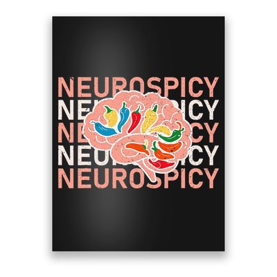 Neurospicy Universe Adhd Autism Awareness And Acceptance Poster