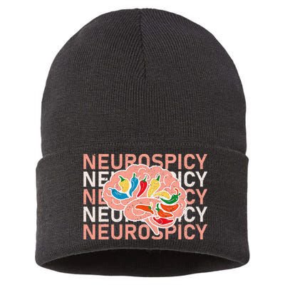 Neurospicy Universe Adhd Autism Awareness And Acceptance Sustainable Knit Beanie