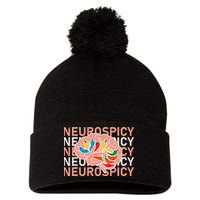 Neurospicy Universe Adhd Autism Awareness And Acceptance Pom Pom 12in Knit Beanie