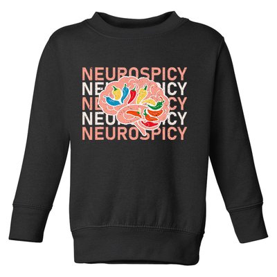 Neurospicy Universe Adhd Autism Awareness And Acceptance Toddler Sweatshirt