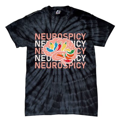 Neurospicy Universe Adhd Autism Awareness And Acceptance Tie-Dye T-Shirt