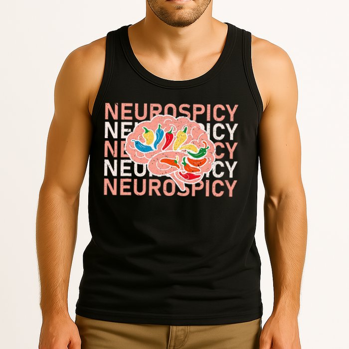 Neurospicy Universe Adhd Autism Awareness And Acceptance Tank Top