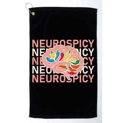 Neurospicy Universe Adhd Autism Awareness And Acceptance Golf Towel