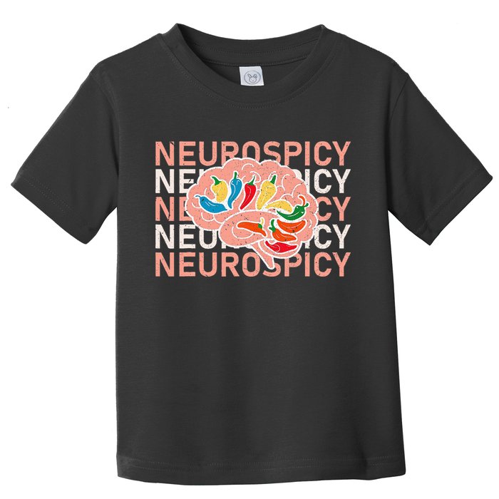 Neurospicy Universe Adhd Autism Awareness And Acceptance Toddler T-Shirt