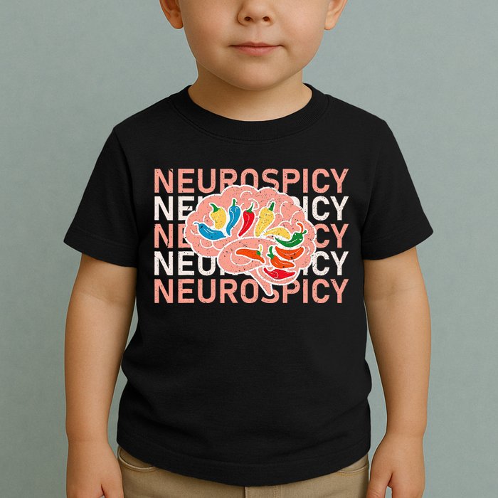 Neurospicy Universe Adhd Autism Awareness And Acceptance Toddler T-Shirt