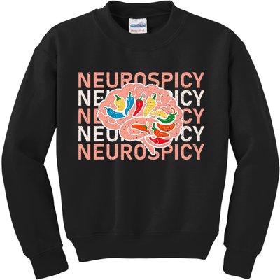 Neurospicy Universe Adhd Autism Awareness And Acceptance Kids Sweatshirt