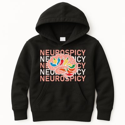 Neurospicy Universe Adhd Autism Awareness And Acceptance Kids Hoodie