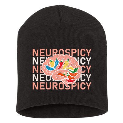 Neurospicy Universe Adhd Autism Awareness And Acceptance Short Acrylic Beanie