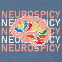 Neurospicy Universe Adhd Autism Awareness And Acceptance Garment-Dyed Sweatshirt