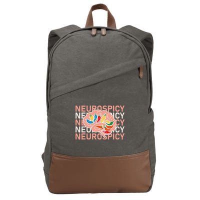 Neurospicy Universe Adhd Autism Awareness And Acceptance Cotton Canvas Backpack