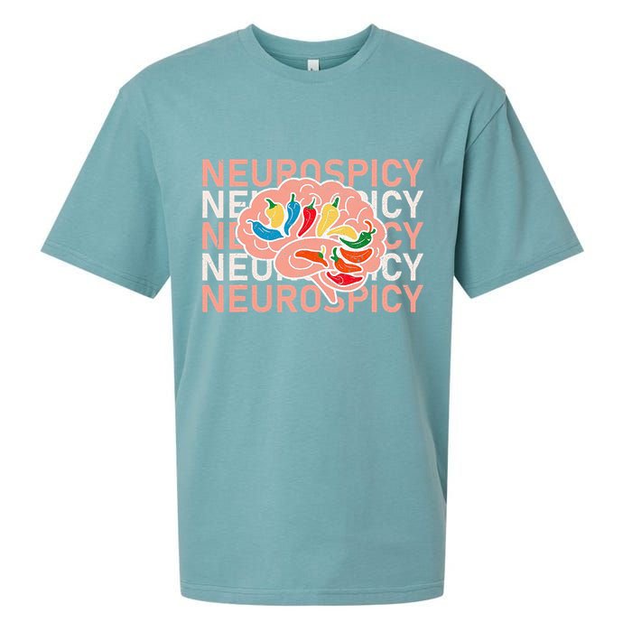 Neurospicy Universe Adhd Autism Awareness And Acceptance Sueded Cloud Jersey T-Shirt