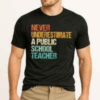 Never Underestimate A Public School Teacher Harris Walz 2024 Cooling Performance Crew T-Shirt