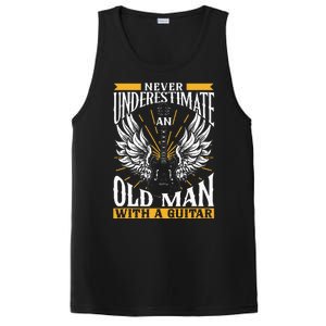 Never Underestimate An Old Man With A Guitar Guitars Guitar PosiCharge Competitor Tank