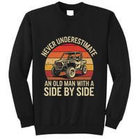 Never Underestimate An Old Man With A Side By Side Vintage Sweatshirt