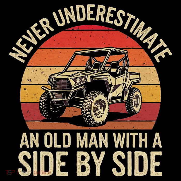 Never Underestimate An Old Man With A Side By Side Vintage Bucket Hat