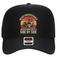 Never Underestimate An Old Man With A Side By Side Vintage Hat