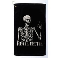 Never Underestimate An Old Man With A Guitar Acoustic Player Golf Towel