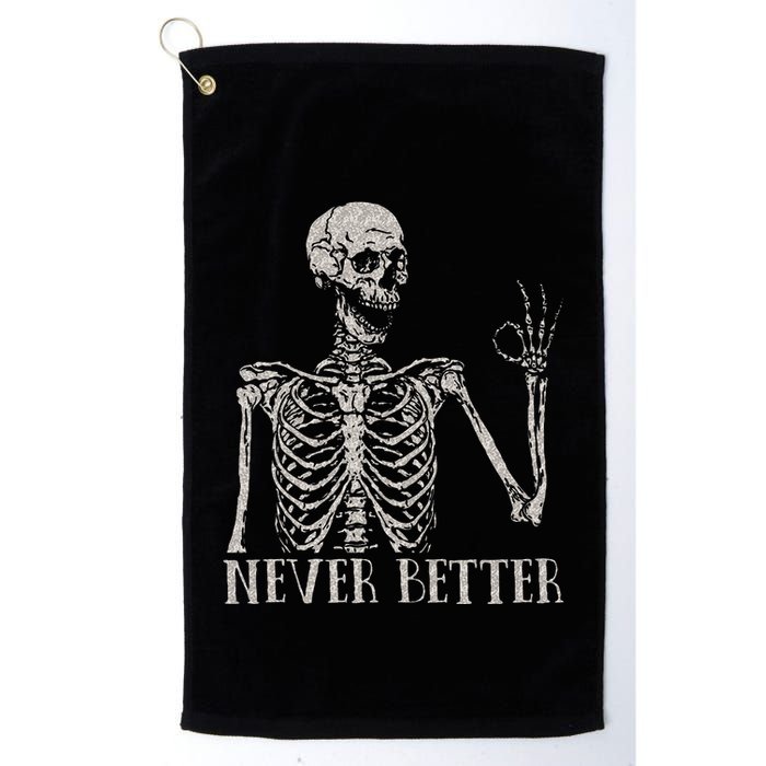 Never Underestimate An Old Man With A Guitar Acoustic Player Golf Towel