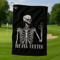 Never Underestimate An Old Man With A Guitar Acoustic Player Golf Towel