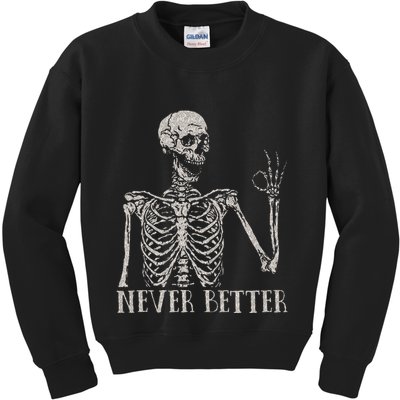Never Underestimate An Old Man With A Guitar Acoustic Player Kids Sweatshirt