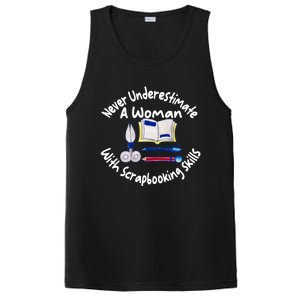 Never Understimate A Woman Scarpbooking Gift PosiCharge Competitor Tank