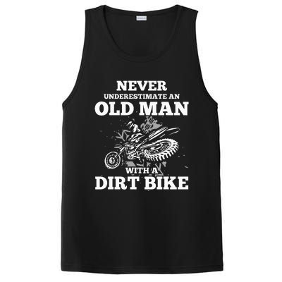 Never Underestimate An Old Man With A Dirt Bike PosiCharge Competitor Tank