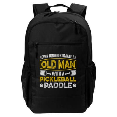 Never Underestimate An Old With A Pickleball Paddle Great Gift Backpack