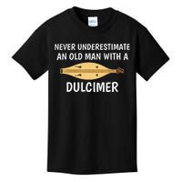 Never Underestimate An Old Man Appalachian Dulcimer Kids T-Shirt