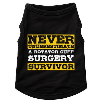 Never Underestimate A Rotator Cuff Surgery Survivor Doggie Tank
