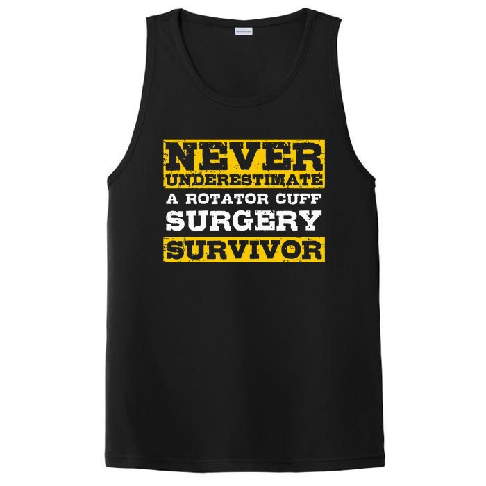 Never Underestimate A Rotator Cuff Surgery Survivor PosiCharge Competitor Tank