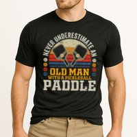 Never Underestimate An Old Man With A Pickleball Paddle Performance Shirt