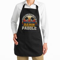 Never Underestimate An Old Man With A Pickleball Paddle Apron