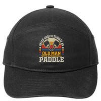 Never Underestimate An Old Man With A Pickleball Paddle 7-Panel Snapback Hat