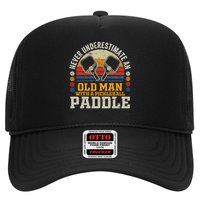 Never Underestimate An Old Man With A Pickleball Paddle Hat