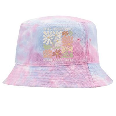 Never Underestimate A Public School Teacher Tim Walz Kamala Tie-Dyed Bucket Hat