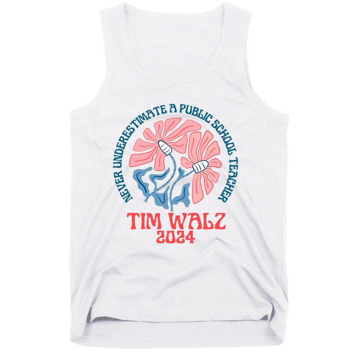 Never Underestimate A Public School Teacher Tank Top