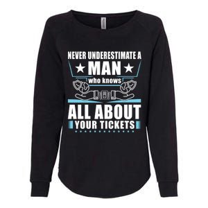 Never Underestimate An Insurance Agent Funny Gift Womens California Wash Sweatshirt