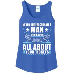 Never Underestimate An Insurance Agent Funny Gift Ladies Essential Tank