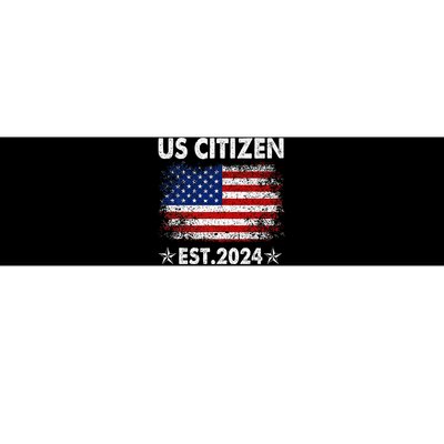 New Us Citizen Est 2024 American Immigrant Citizenship Gifts Bumper Sticker