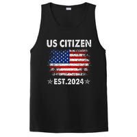 New Us Citizen Est 2024 American Immigrant Citizenship Gifts PosiCharge Competitor Tank