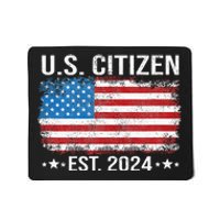 New Us Citizen Est 2024 American Immigrant Citizenship Mousepad