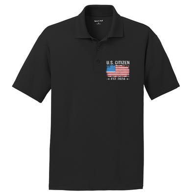 New Us Citizen Est 2024 American Immigrant Citizenship PosiCharge RacerMesh Polo